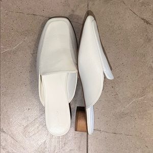 COPY - Oak + Fort  White leather shoes